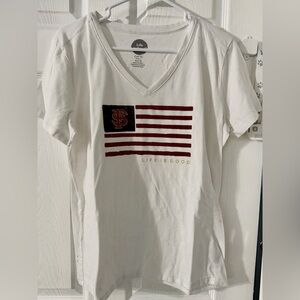 Women’s Life Is Good Florida State University SS T-Shirt Sz L
